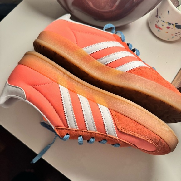 ADIDAS gazelle beam orange gum sneakers - Picture 3 of 7